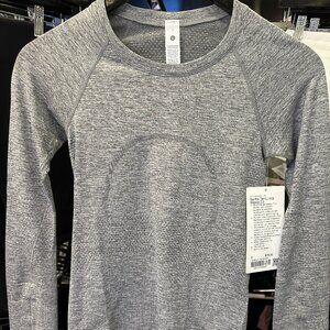 Size 2 Gray Swiftly Tech Long Sleeve